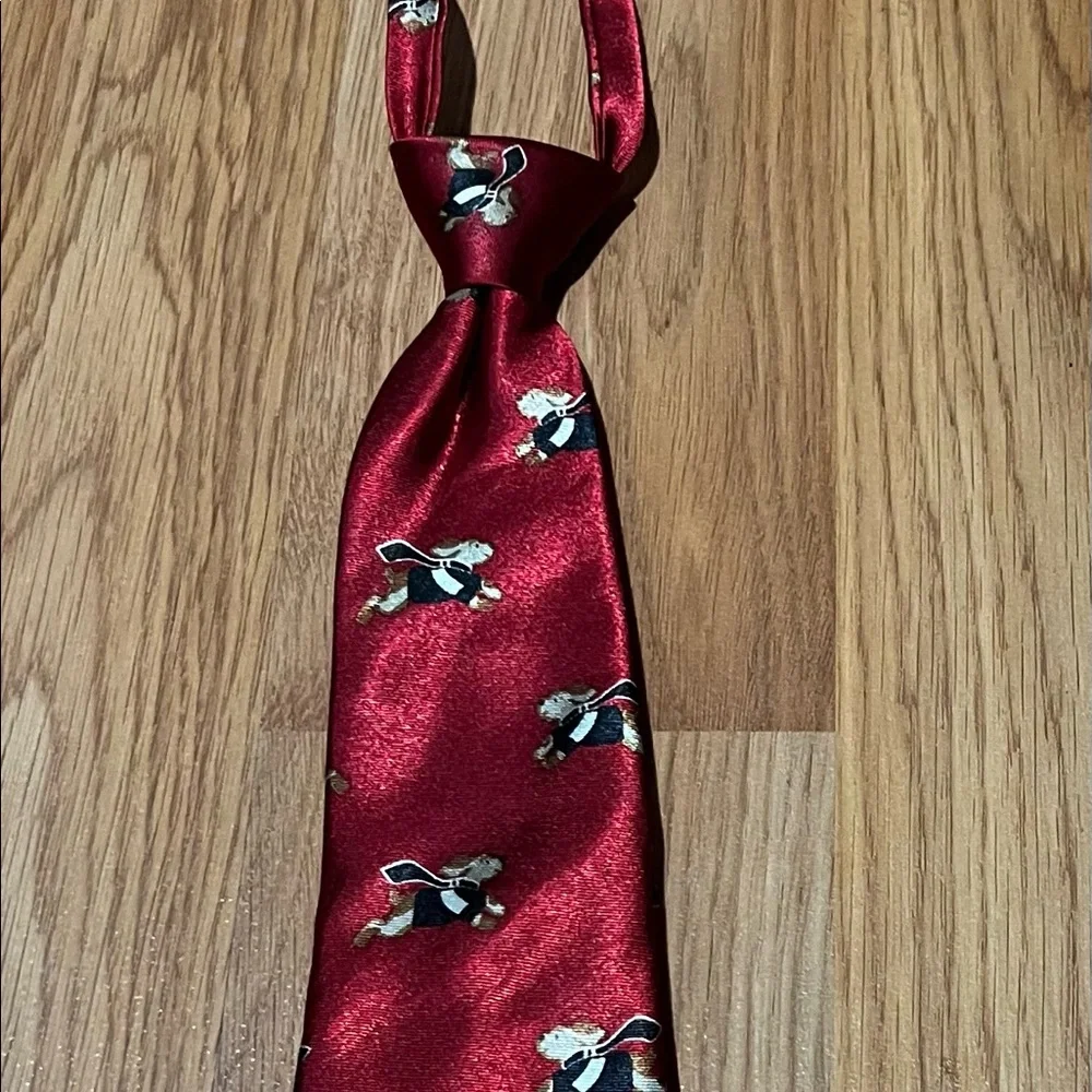 THE CHILDREN PLACE Toddler Boys Red tie with graphic dog